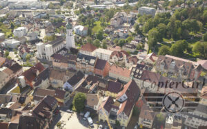 120 Meter über Stockach, über der historischen Altstadt von Stockach